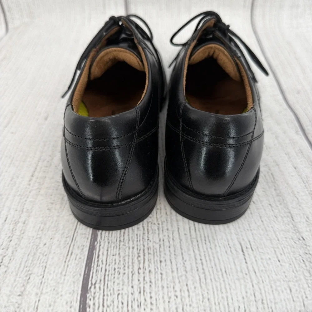 Florsheim Oxfords Mens 8.5 Black Leather Medfield Cap Toe Dress Shoes Career